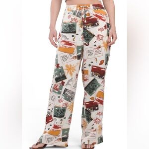 RACHEL ZOE Straight Leg Satin Back Crepe Pants